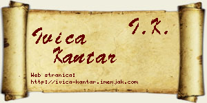 Ivica Kantar vizit kartica